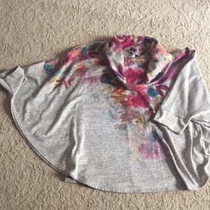 Pull over top with cowl neck